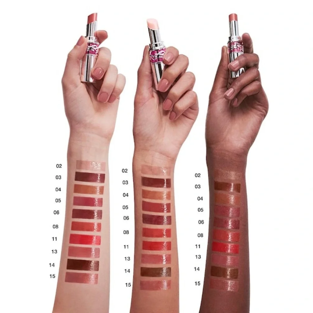 Yves Saint Laurent Candy Glaze Lip Gloss Stick Color: 15 Showcasing Nude - sheer